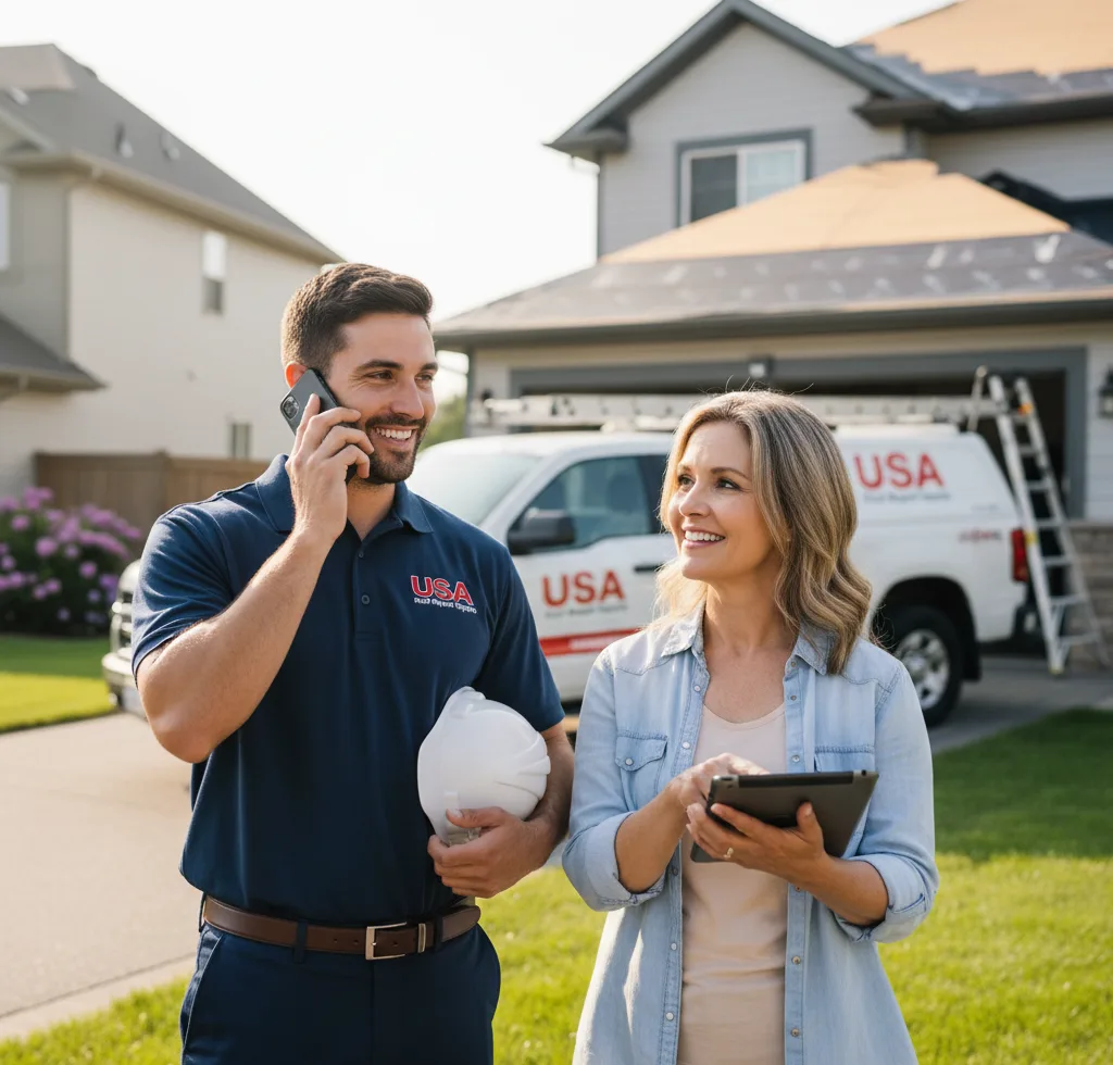 USA Roof Repair Experts customer support in Long Bottom